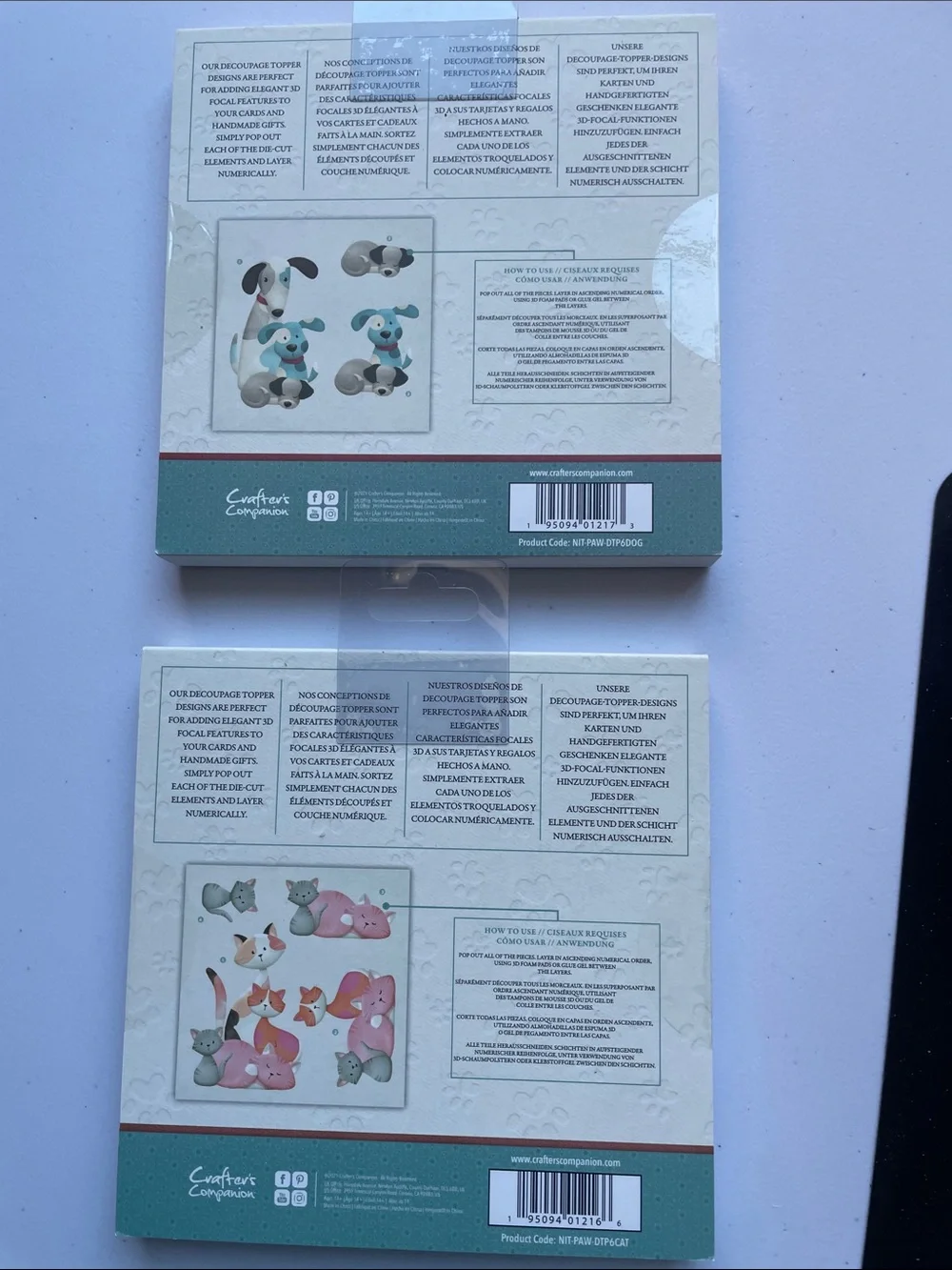 Nitwit Collections Paws-itivity 2 topper pads New